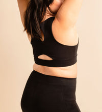 Most comfortable hemp black sports bra for everyday wear